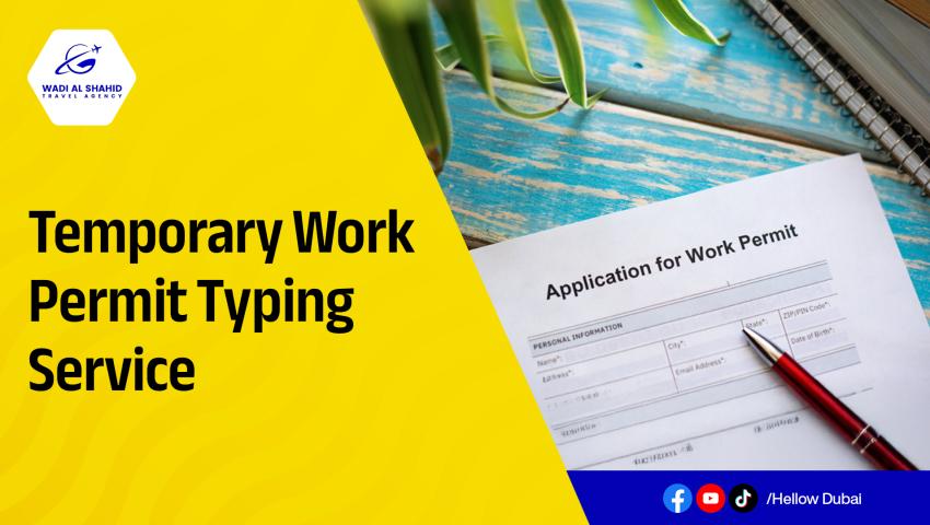 Temporary Work Permit Typing